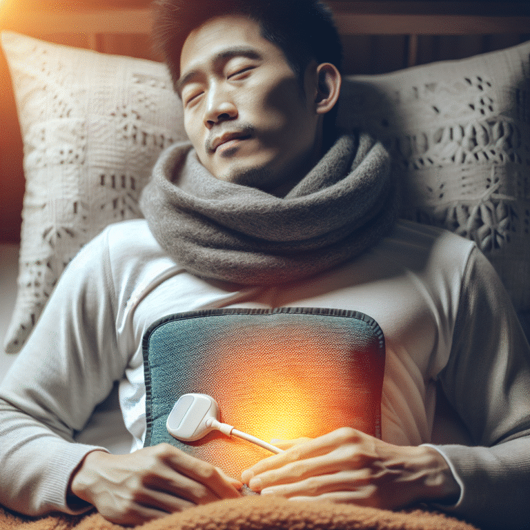 using heating pad correctly to soothe severe ibs abdominal cramps