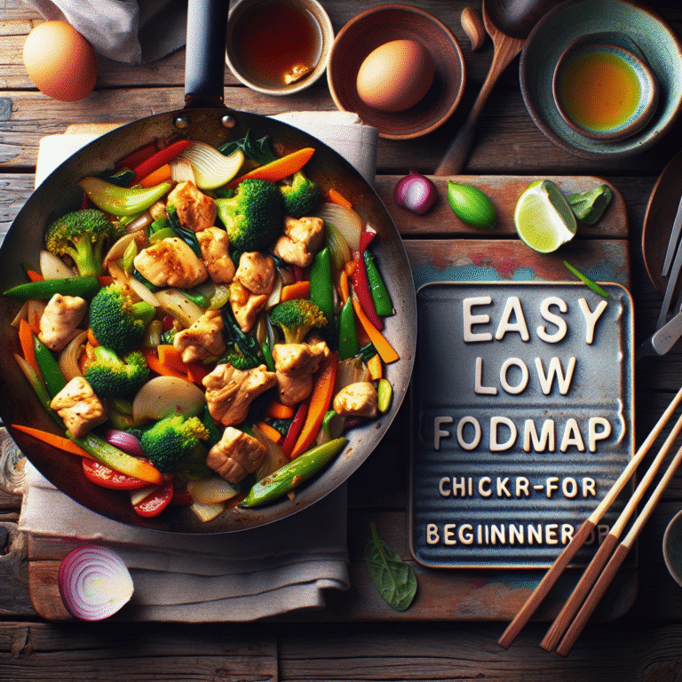 easy low fodmap chicken stir-fry for beginner cooks