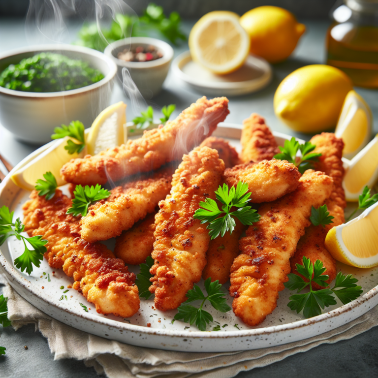 oven-baked low fodmap chicken tenders for a crispy treat